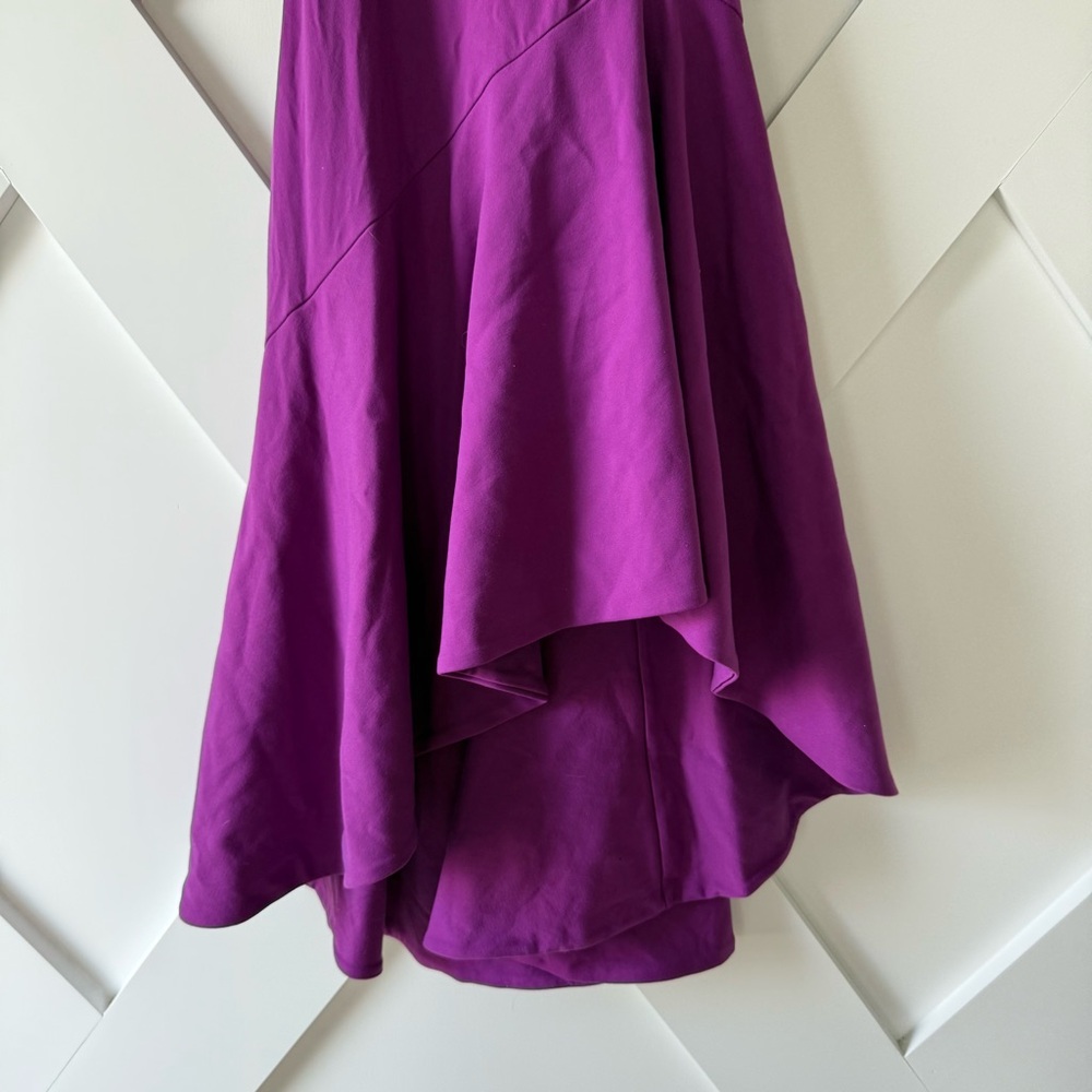 NWT Susana Monaco Thin Strap Angled Dress in Malbec - Picture 5 of 6